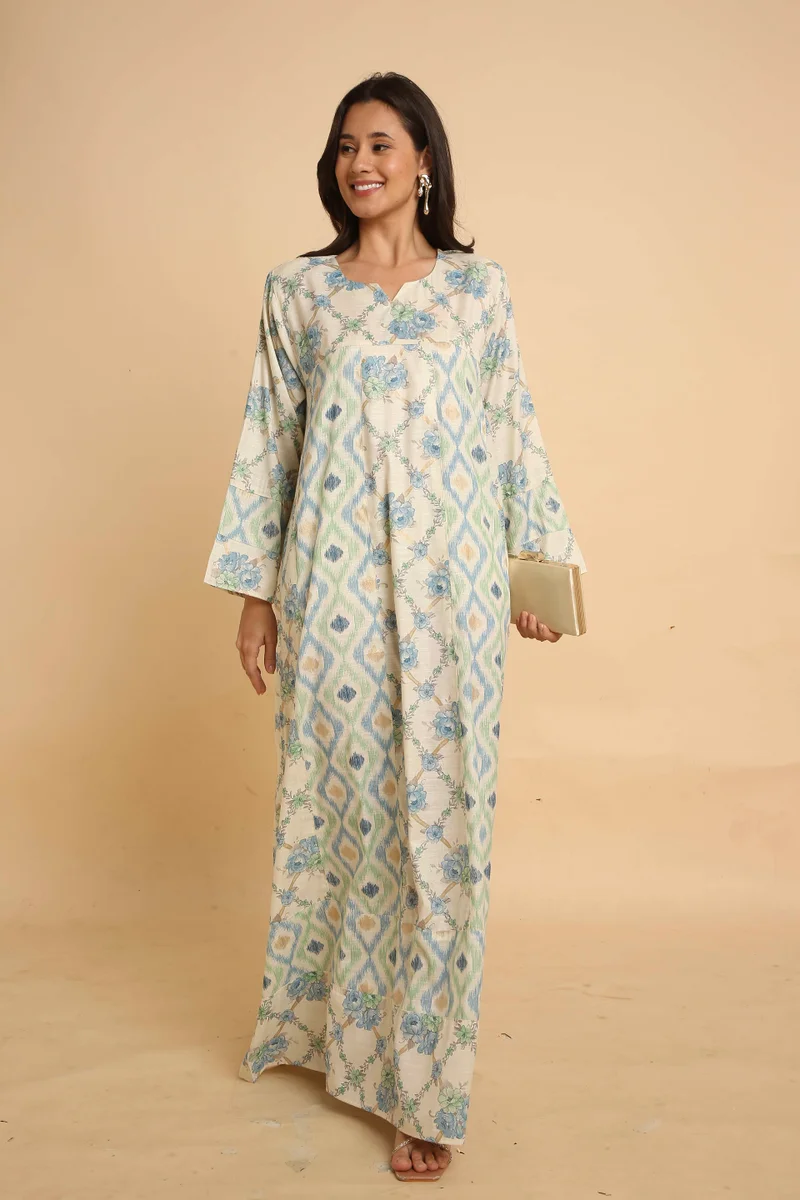 HANA & SARA Womens Modern Arabic Jalabiya Featuring Premium Soft Fabric